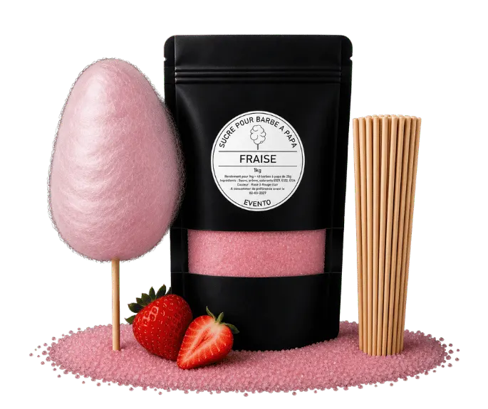 PACK BARBE A PAPA FRAISE