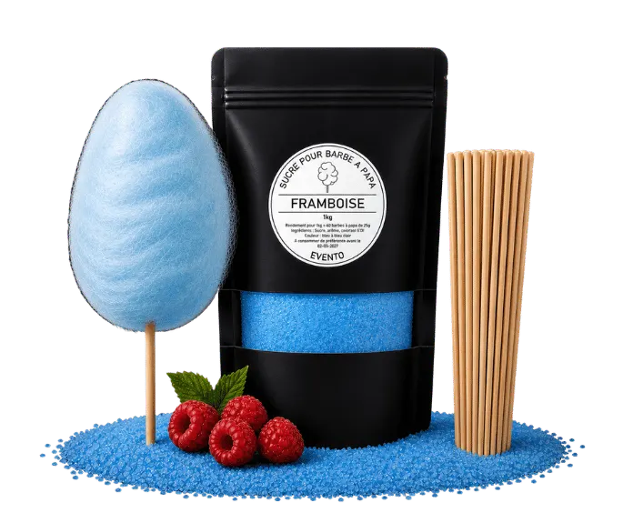 PACK BARBE A PAPA FRAMBOISE